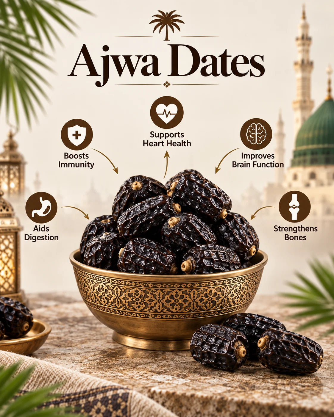 Ajwa Dates – Classic Saudi Ajwa Khajoor