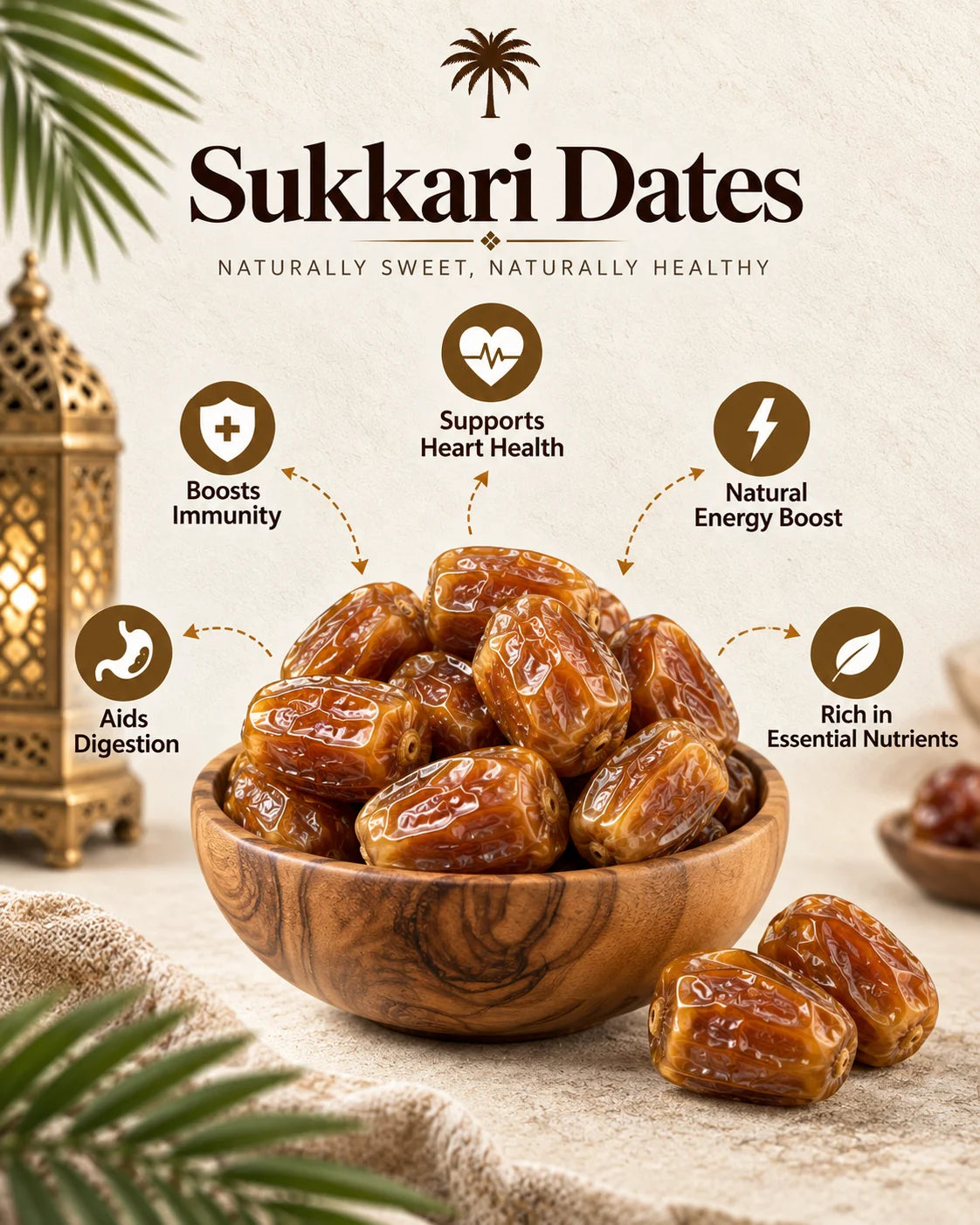 Sukkari Dates – Classic Saudi Sukkari Khajoor