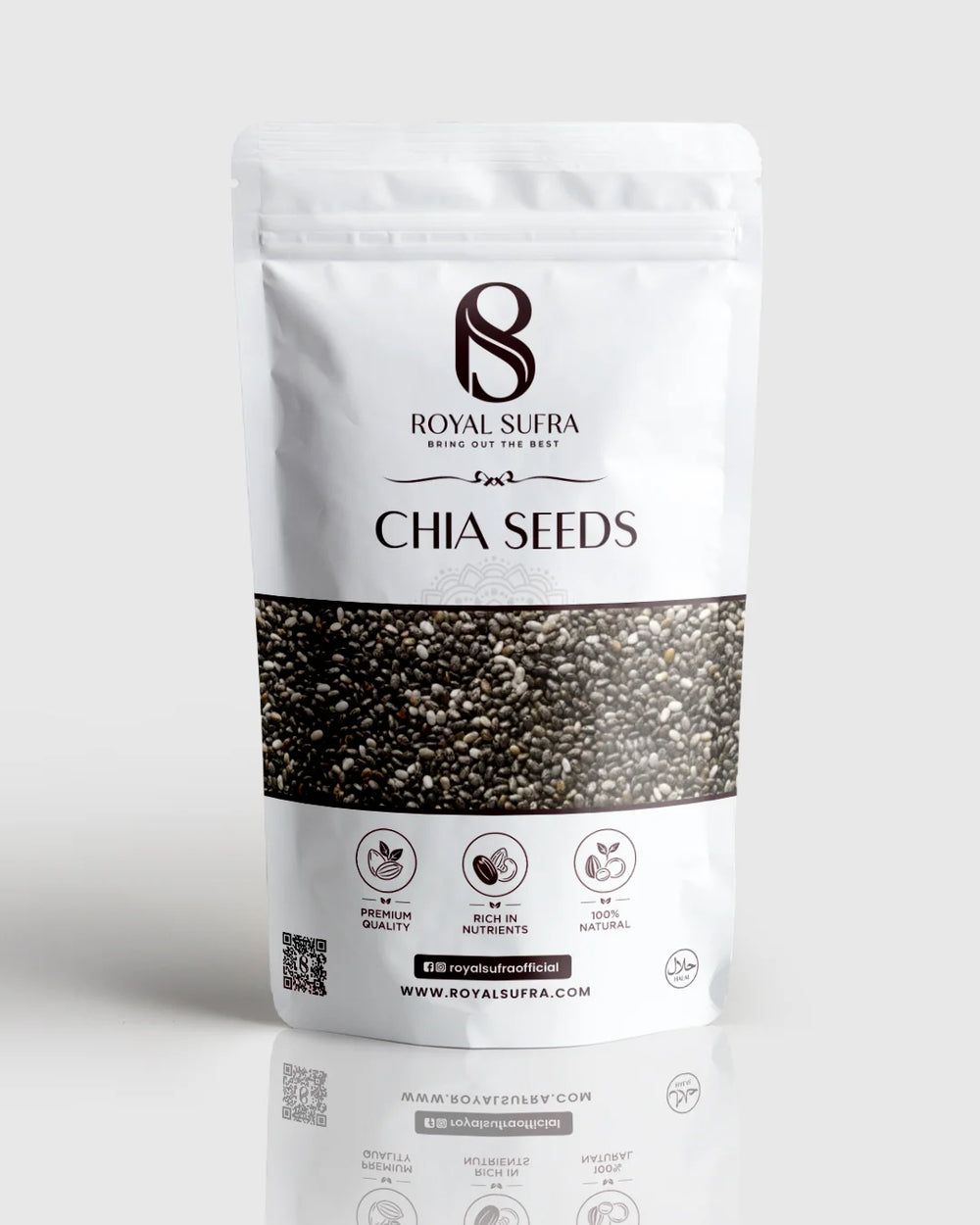 PREMIUM CHIA SEEDS. CLEAN, NUTRIENT-RICH & VERSATILE.