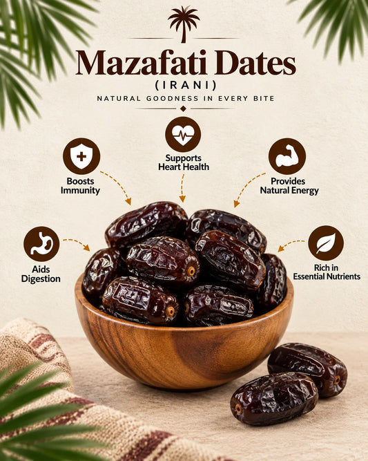 Mazafati Dates (Irani) – Soft Fresh Khajoor